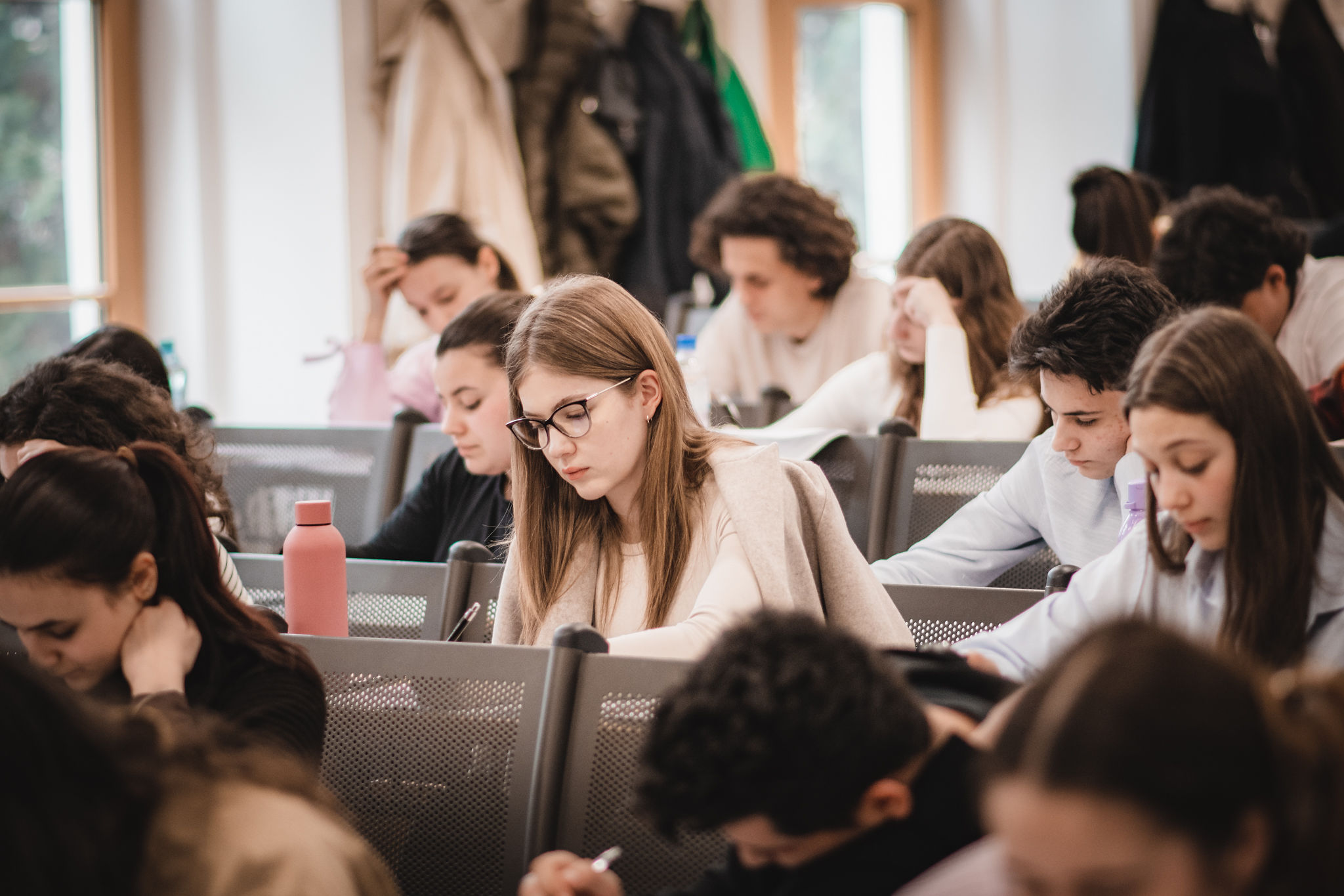 Repartizarea candidaților în săli – Simularea Examenului de Admitere, 29 Martie 2026